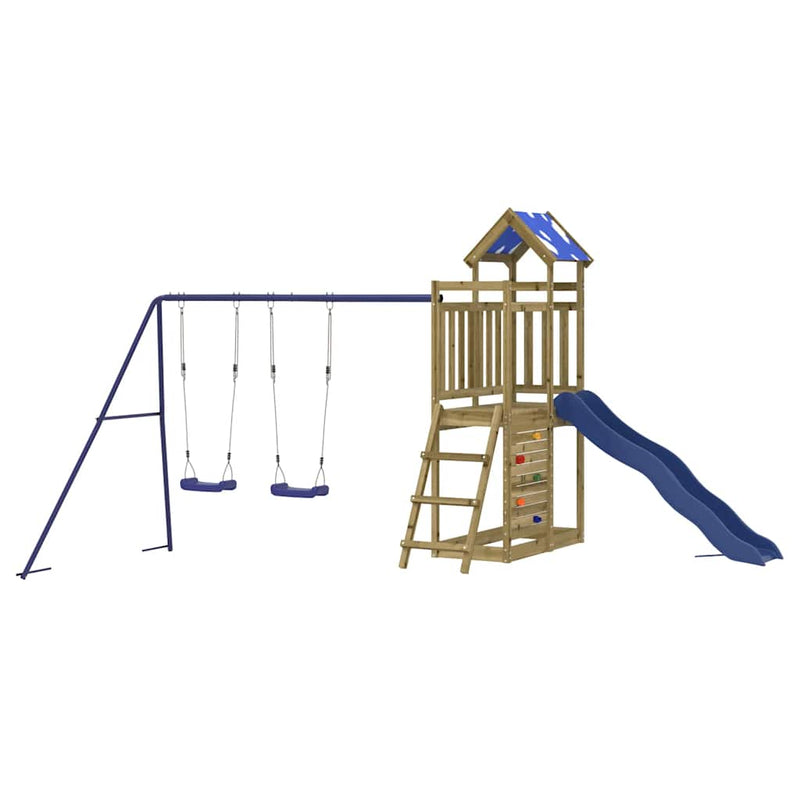 Outdoor Playset Impregnated Wood Pine Payday Deals