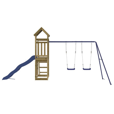 Outdoor Playset Impregnated Wood Pine Payday Deals
