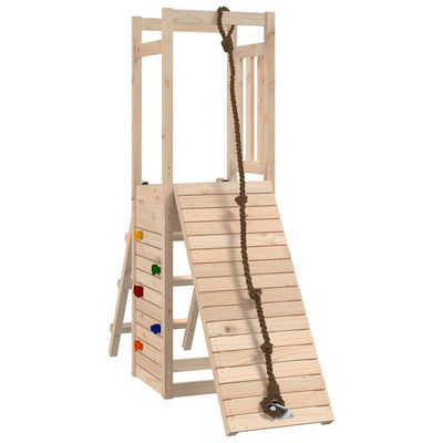 Outdoor Playset Solid Wood Pine Payday Deals