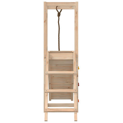 Outdoor Playset Solid Wood Pine Payday Deals