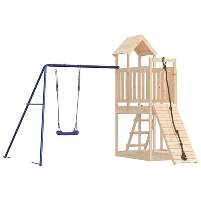 Outdoor Playset Solid Wood Pine Payday Deals