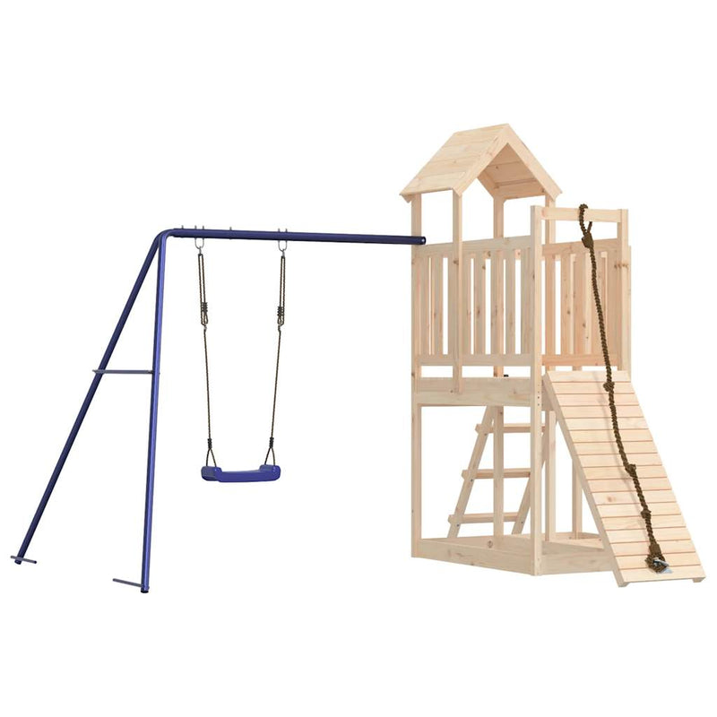 Outdoor Playset Solid Wood Pine Payday Deals