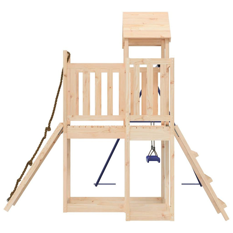Outdoor Playset Solid Wood Pine Payday Deals