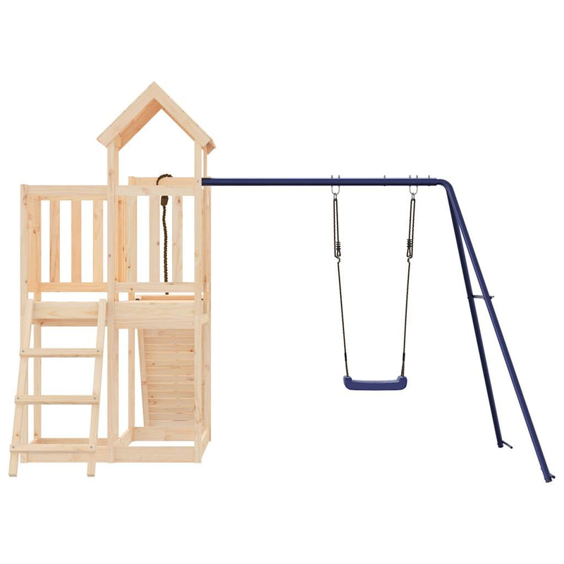 Outdoor Playset Solid Wood Pine Payday Deals
