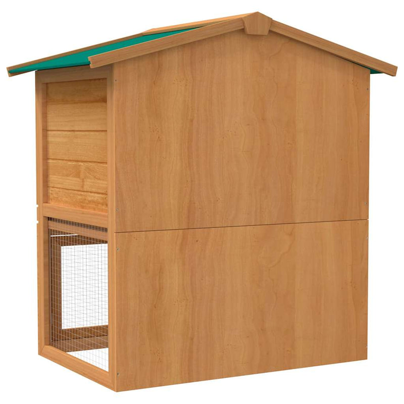 Outdoor Rabbit Hutch Small Animal House Pet Cage 3 Doors Wood Payday Deals