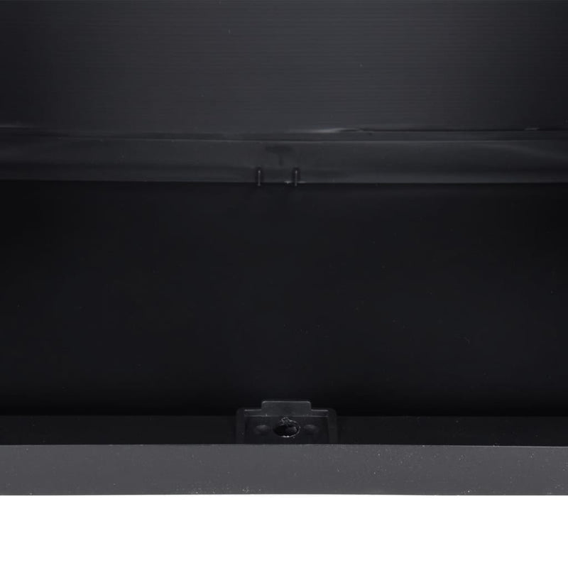Outdoor Storage Cabinet Black 65x37x85 cm PP Payday Deals