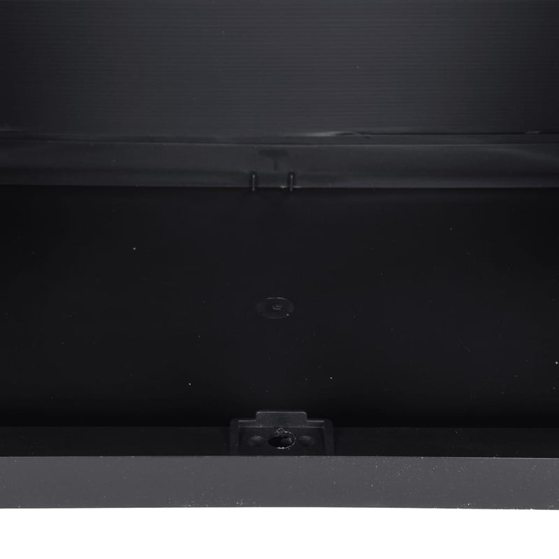 Outdoor Storage Cabinet Black 97x37x165 cm PP Payday Deals