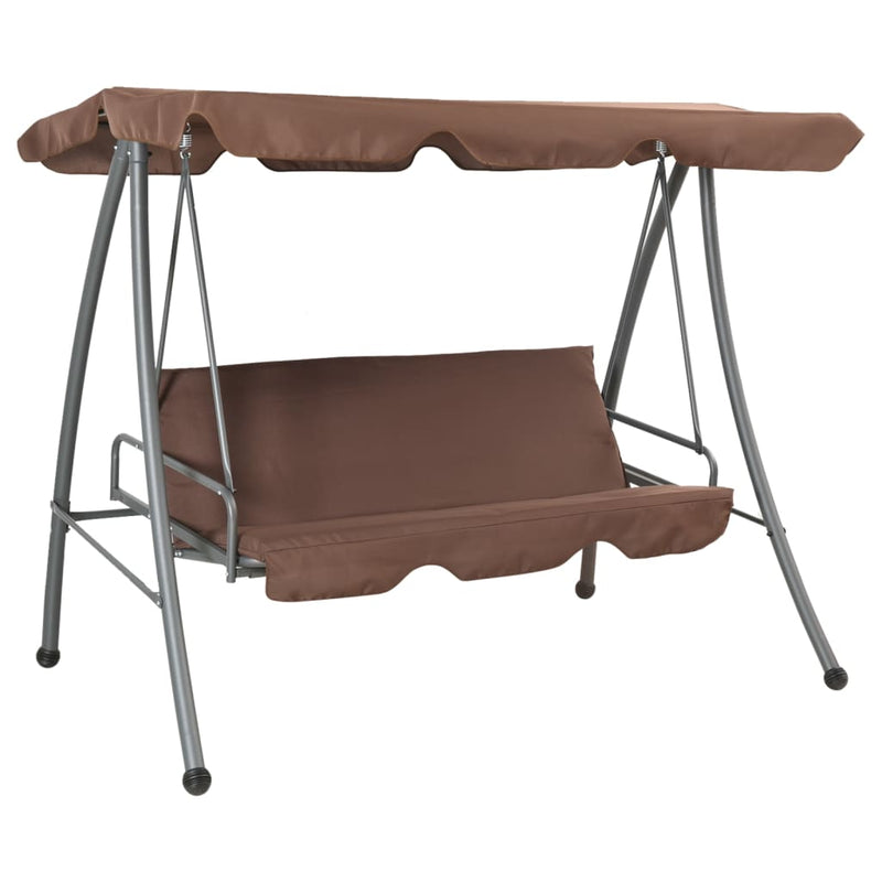 Outdoor Swing Bench with Canopy Coffee Payday Deals