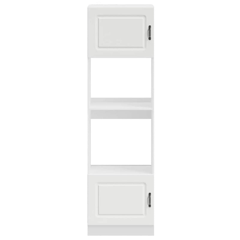 Oven Cabinets 2 pcs Lucca White Engineered Wood Payday Deals