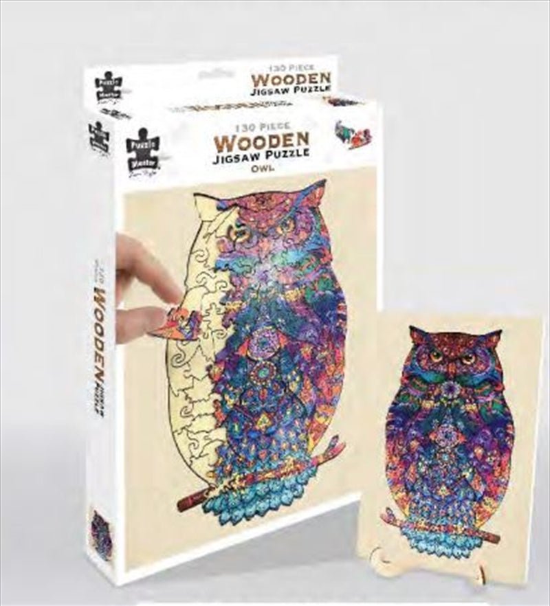 Owl 130 Piece Wooden Puzzle Payday Deals