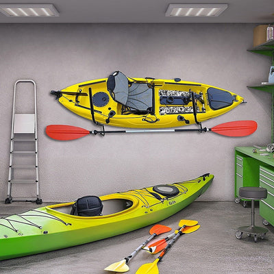 Pair Kayak Storage Rack Hanger Supporter Carrier Surfboard Holder Wall Bracket Payday Deals