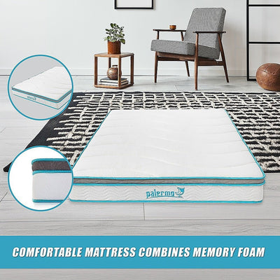 Palermo Double 20cm Memory Foam and Innerspring Hybrid Mattress Payday Deals