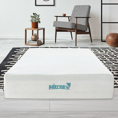 Palermo Double Mattress 30cm Memory Foam Green Tea Infused CertiPUR Approved Payday Deals