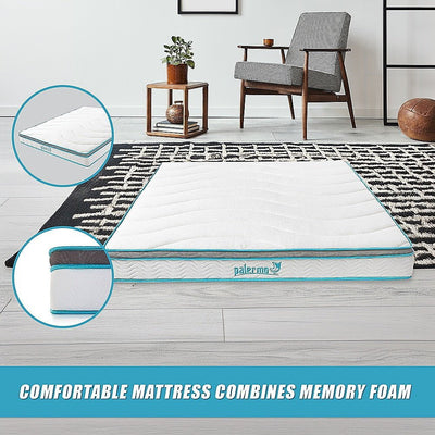 Palermo King 20cm Memory Foam and Innerspring Hybrid Mattress Payday Deals