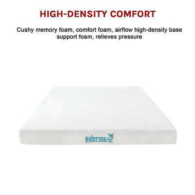 Palermo Queen Mattress Memory Foam Green Tea Infused CertiPUR Approved Payday Deals