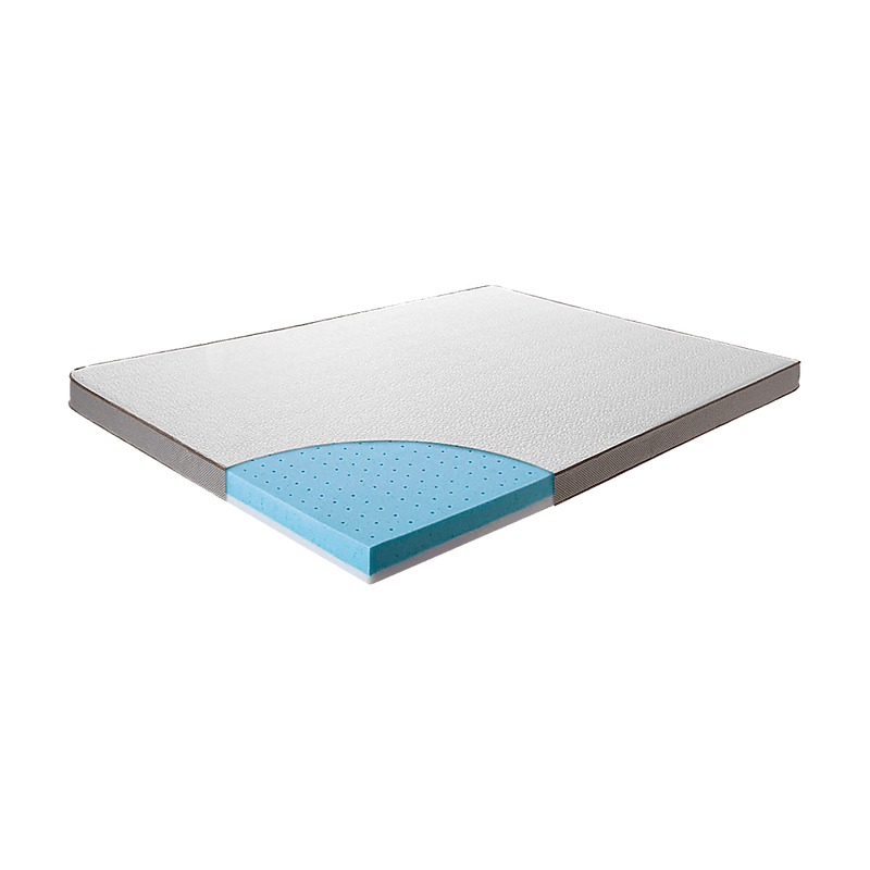 Palermo Queen Memory Foam Mattress Topper Cooling Gel Infused CertiPUR Approved Payday Deals