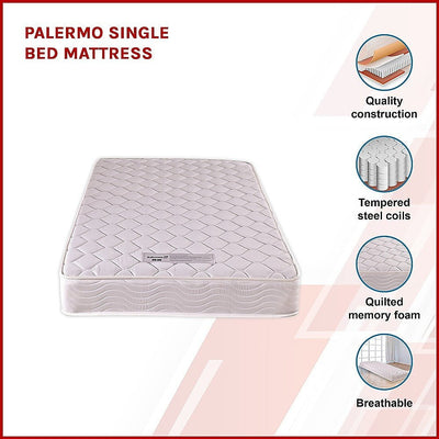 PALERMO Single Bed Mattress Payday Deals