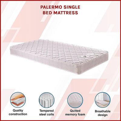 PALERMO Single Bed Mattress Payday Deals