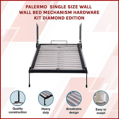 Palermo Single Size Wall Bed Mechanism Hardware Kit Diamond Edition Payday Deals
