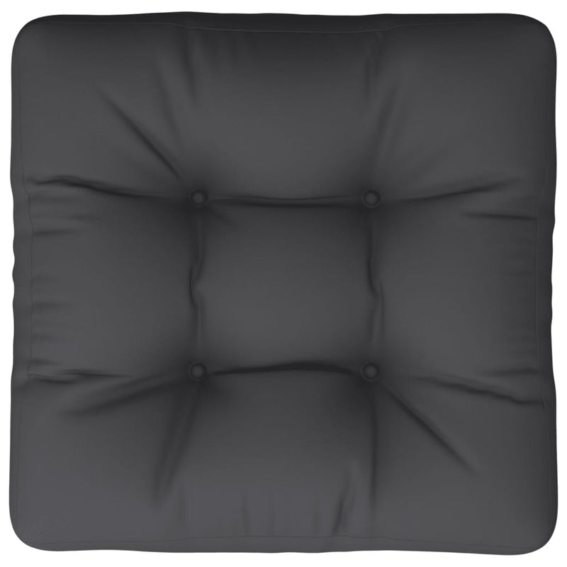 Pallet Cushion Black 50x50x12 cm Fabric Payday Deals