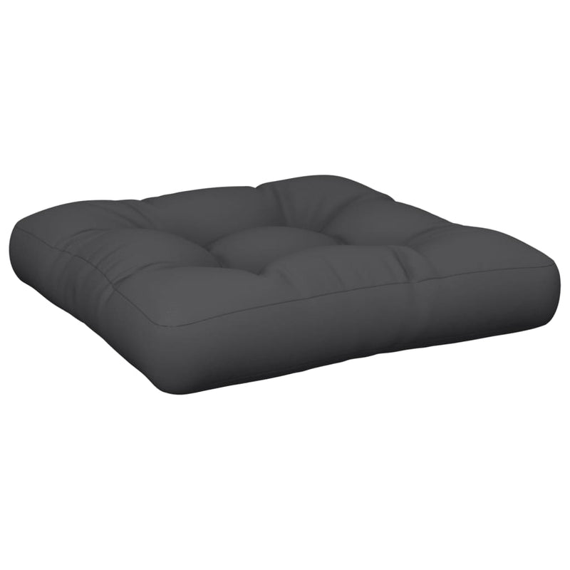 Pallet Cushion Black 60x60x12 cm Fabric Payday Deals