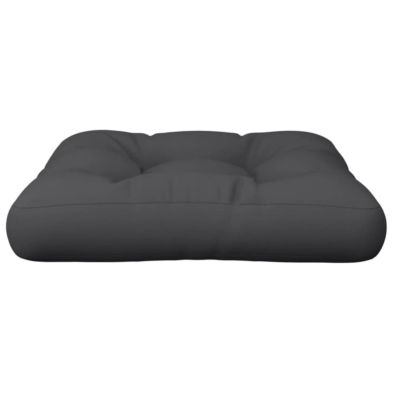 Pallet Cushion Black 60x60x12 cm Fabric Payday Deals