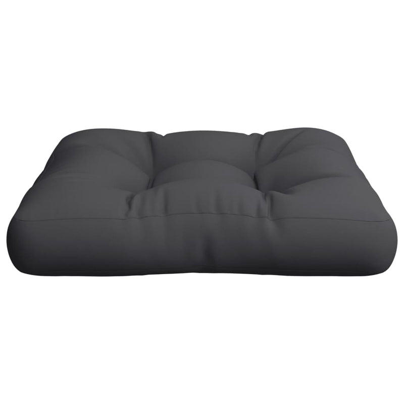 Pallet Cushion Black 60x60x12 cm Fabric Payday Deals