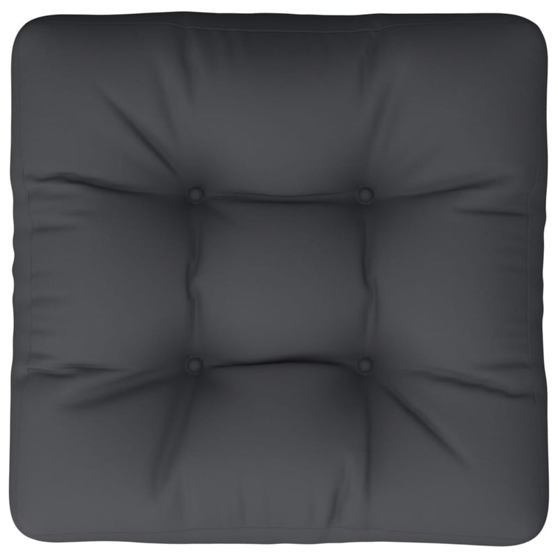 Pallet Cushion Black 60x60x12 cm Fabric Payday Deals