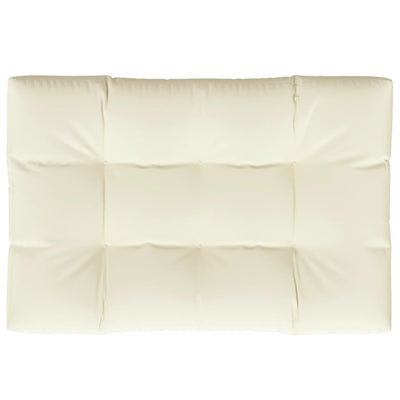Pallet Cushion Cream 120x80x12 cm Fabric Payday Deals