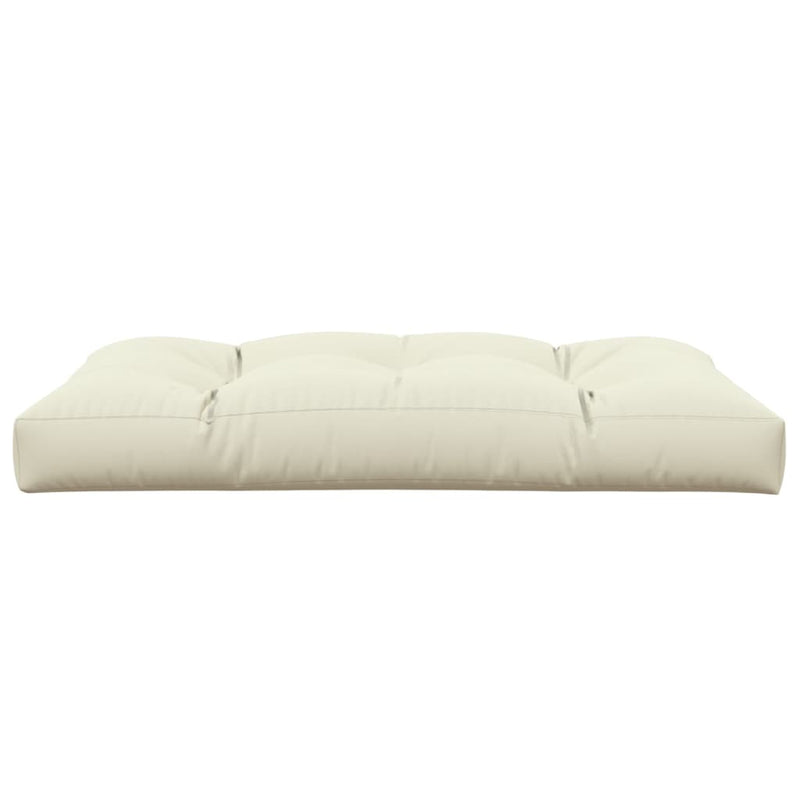 Pallet Cushion Cream 120x80x12 cm Fabric Payday Deals