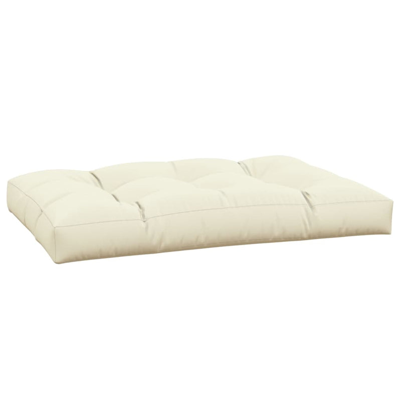 Pallet Cushion Cream 120x80x12 cm Fabric Payday Deals