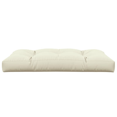 Pallet Cushion Cream 120x80x12 cm Fabric Payday Deals
