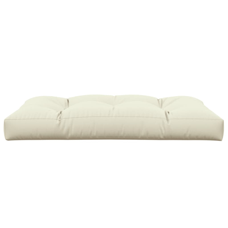 Pallet Cushion Cream 120x80x12 cm Fabric Payday Deals