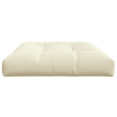 Pallet Cushion Cream 120x80x12 cm Fabric Payday Deals