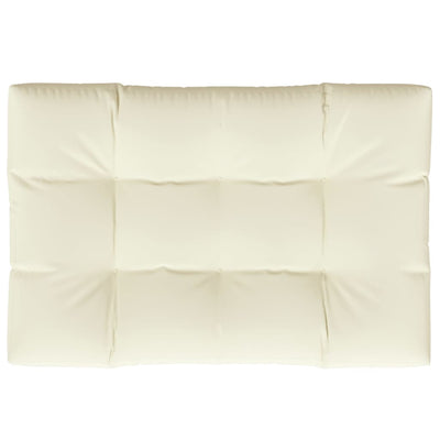 Pallet Cushion Cream 120x80x12 cm Fabric Payday Deals