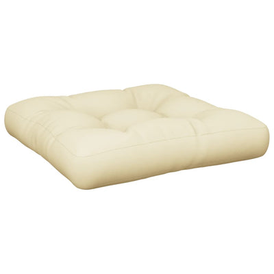 Pallet Cushion Cream 50x50x12 cm Fabric Payday Deals