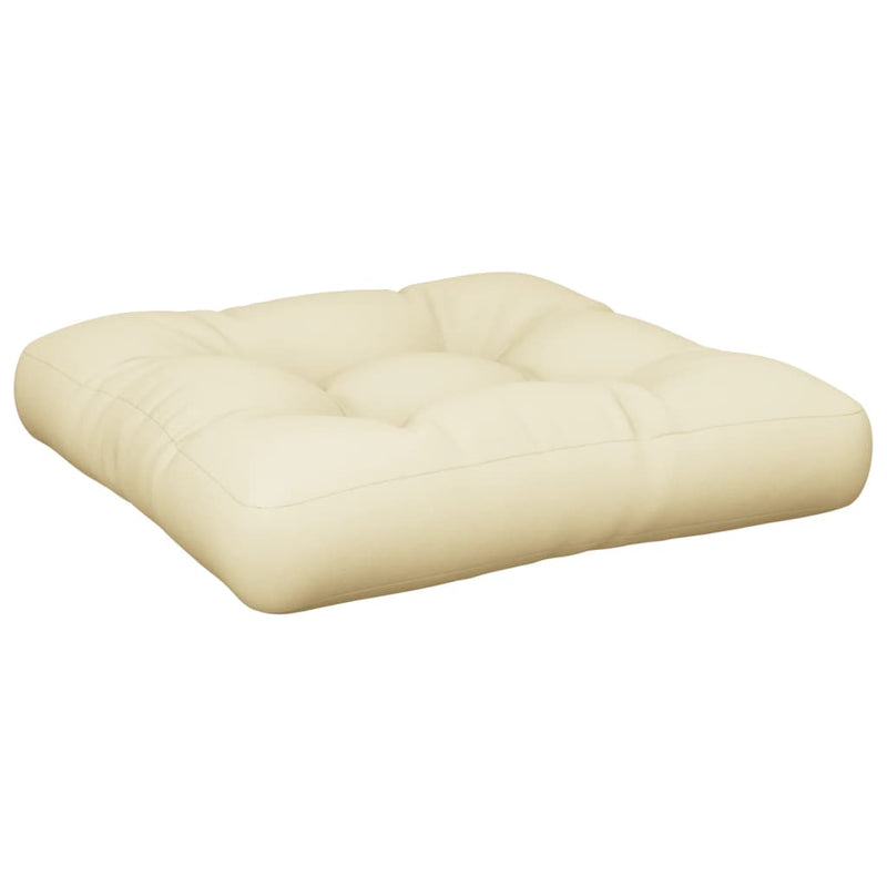 Pallet Cushion Cream 50x50x12 cm Fabric Payday Deals