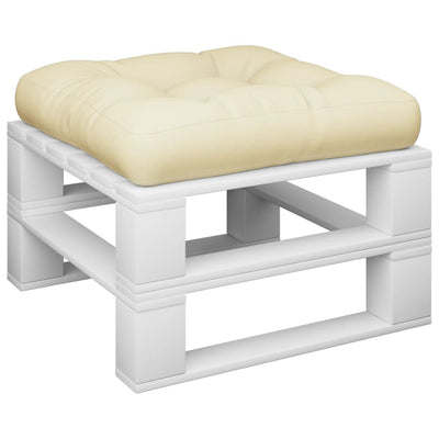 Pallet Cushion Cream 50x50x12 cm Fabric Payday Deals