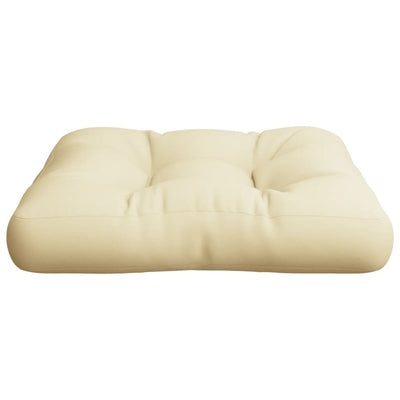 Pallet Cushion Cream 50x50x12 cm Fabric Payday Deals