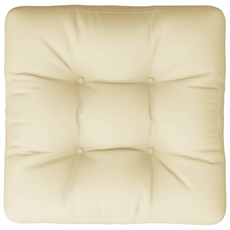 Pallet Cushion Cream 50x50x12 cm Fabric Payday Deals