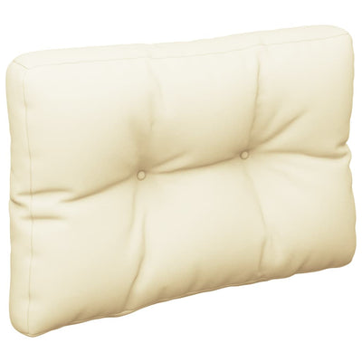 Pallet Cushion Cream 60x40x12 cm Fabric Payday Deals