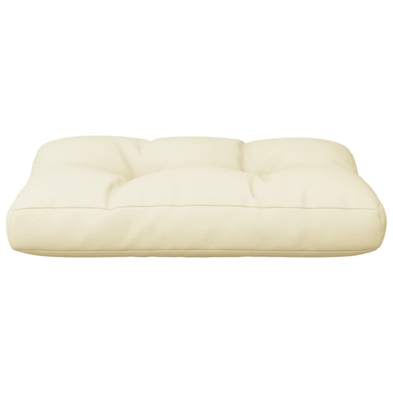 Pallet Cushion Cream 60x40x12 cm Fabric Payday Deals
