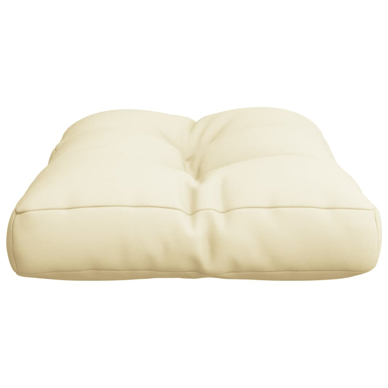 Pallet Cushion Cream 60x40x12 cm Fabric Payday Deals