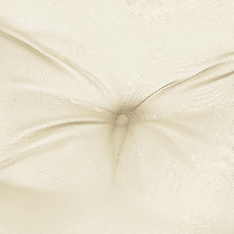 Pallet Cushion Cream 60x40x12 cm Fabric Payday Deals