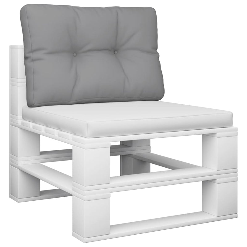 Pallet Cushion Grey 50x40x12 cm Fabric Payday Deals