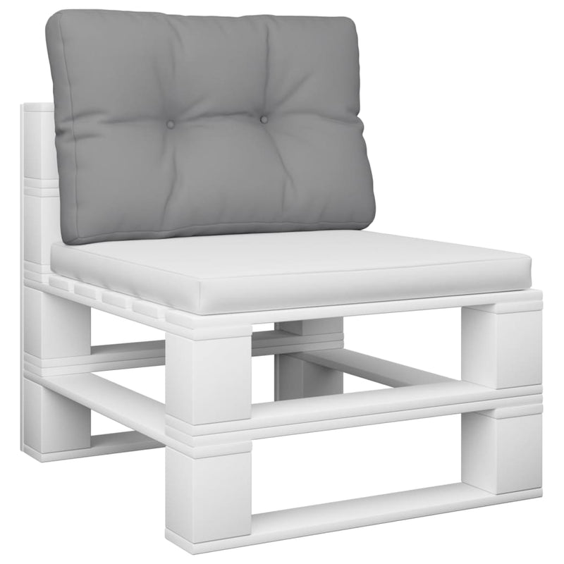 Pallet Cushion Grey 60x40x12 cm Fabric Payday Deals