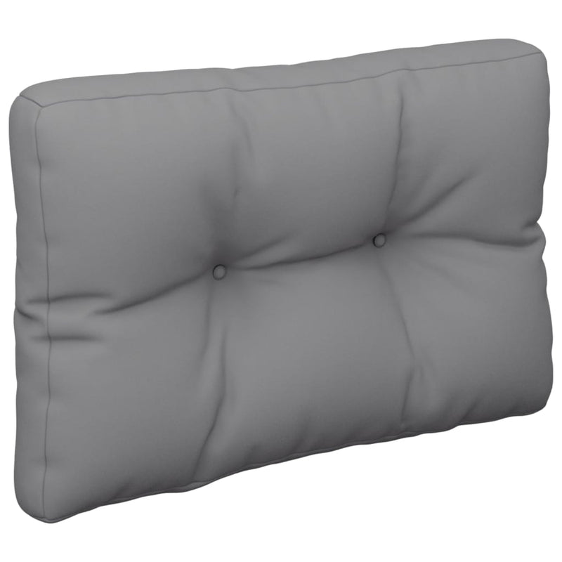 Pallet Cushion Grey 60x40x12 cm Fabric Payday Deals