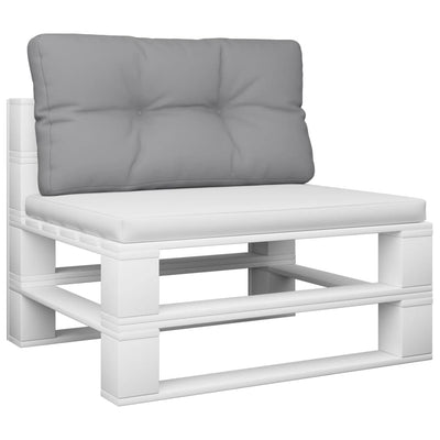 Pallet Cushion Grey 70x40x12 cm Fabric Payday Deals
