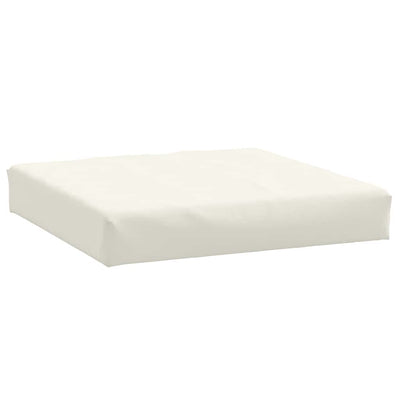 Pallet Cushion Melange Cream 60x60x10 cm Fabric Payday Deals
