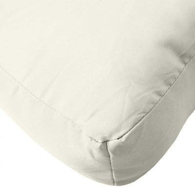 Pallet Cushion Melange Cream 60x60x10 cm Fabric Payday Deals